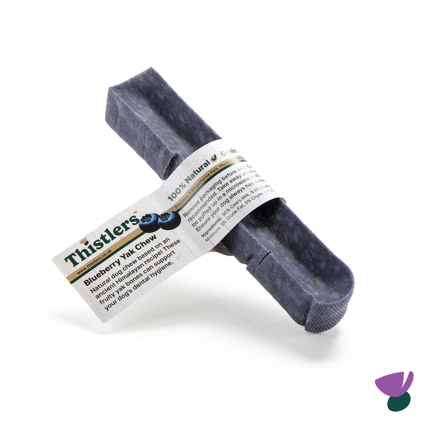 Thistlers Yak Dog Chew - Large - Blueberry