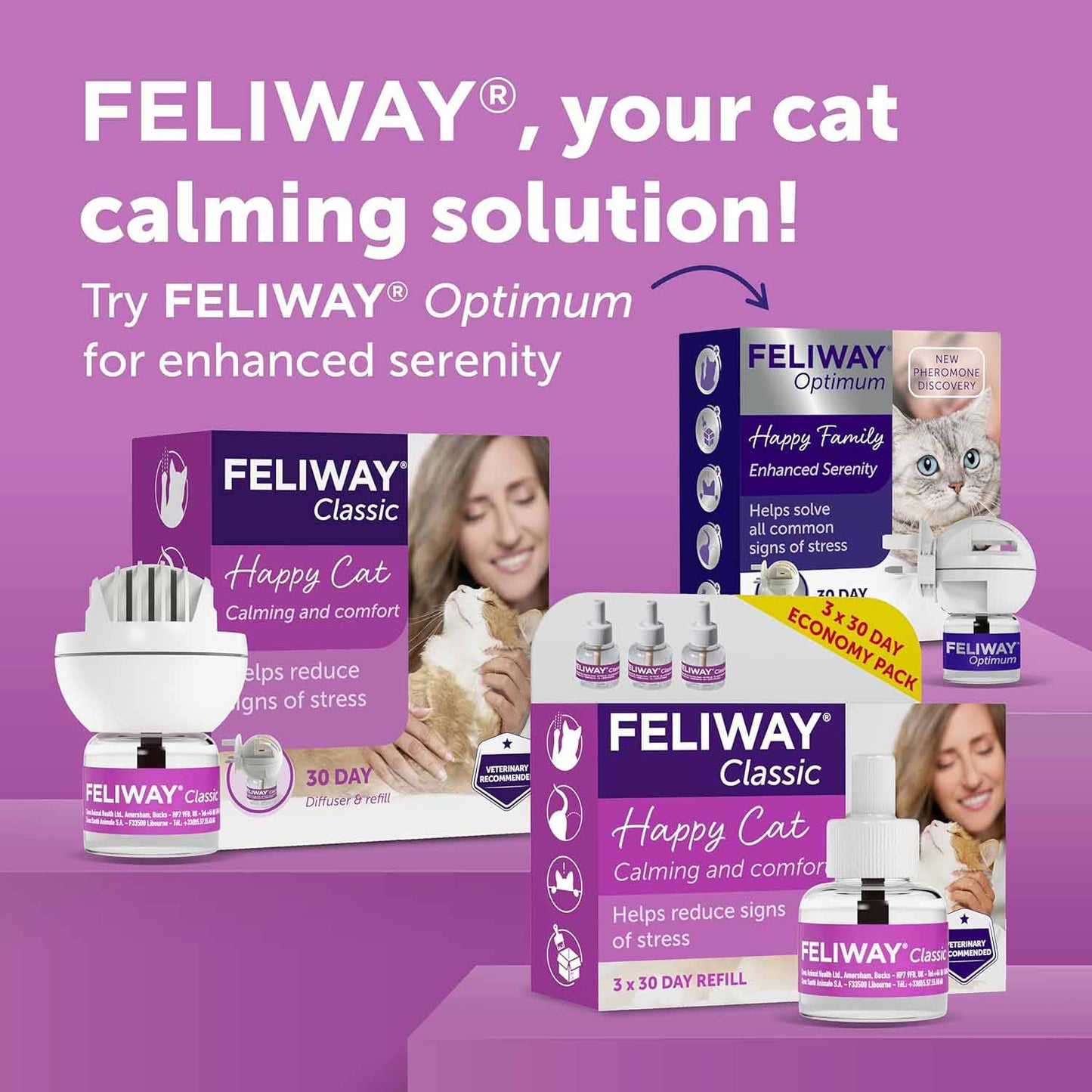 Feliway Classic Refill - 3 pack