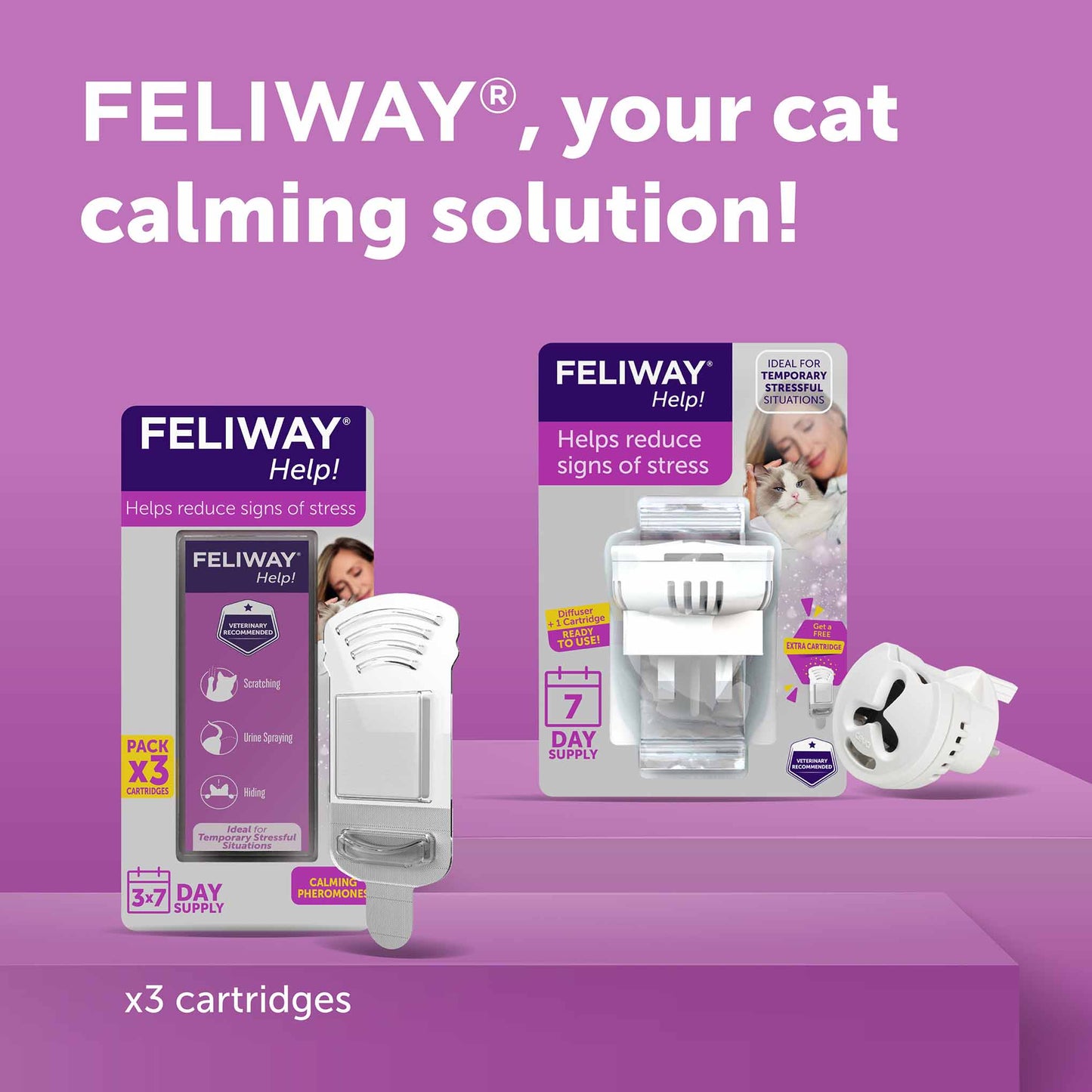 Feliway Help! Refill Cartridges - 3pk