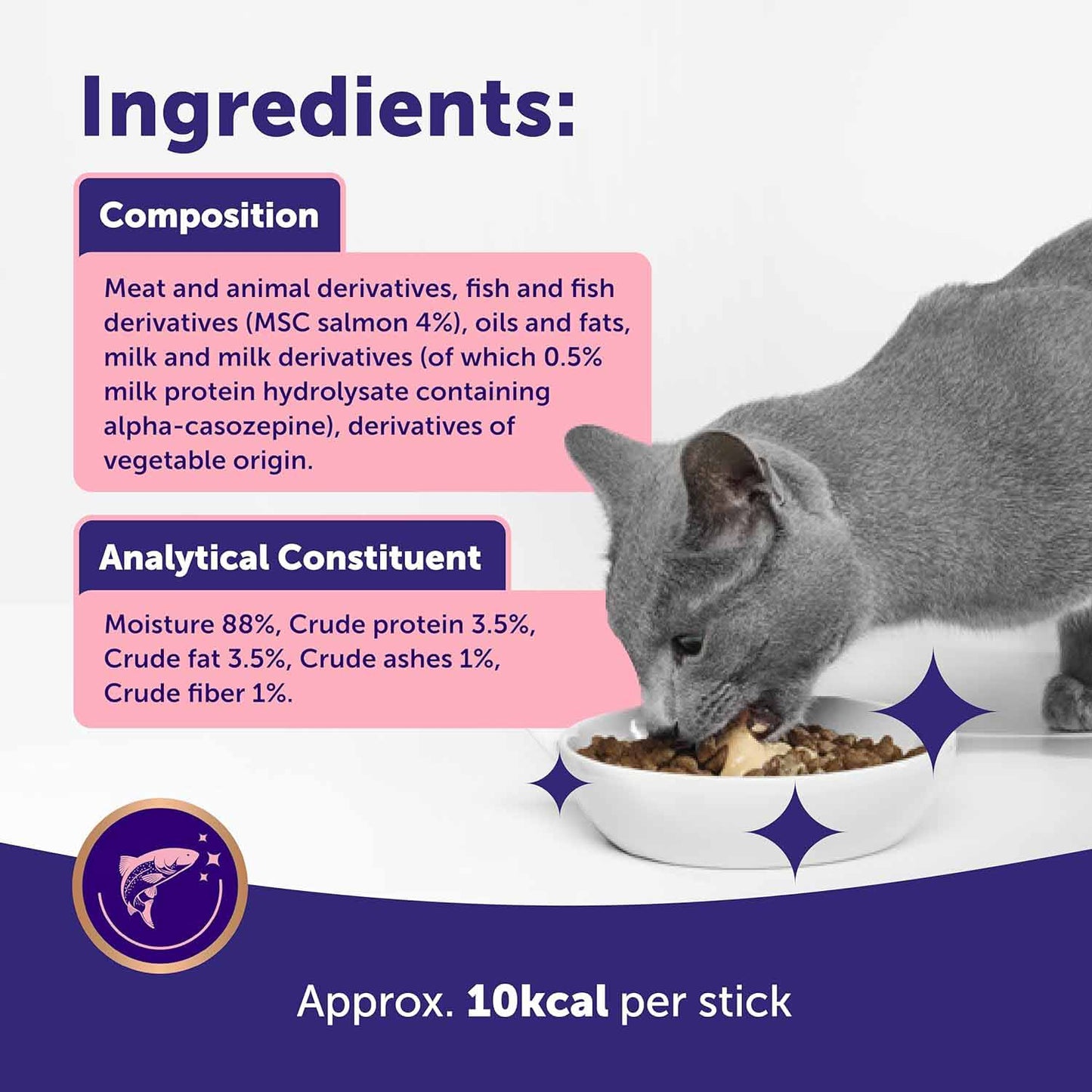 Happy Snack by Feliway - Salmon - 24 sticks