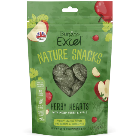 Burgess Excel Herby Hearts 60g