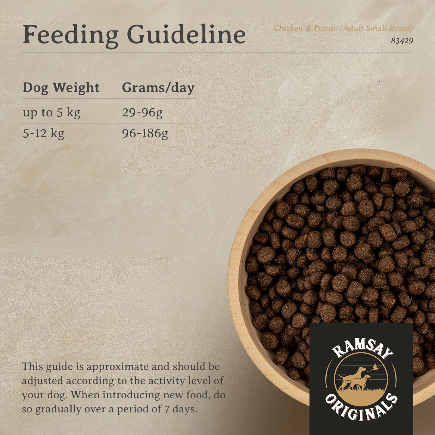 Ramsay Originals Grain Free Adult Small Breed Dry Dog Food - Chicken & Potato