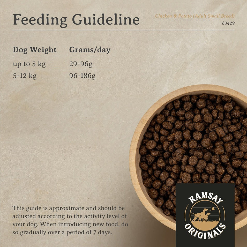 Ramsay Originals Grain Free Adult Small Breed Dry Dog Food - Chicken & Potato