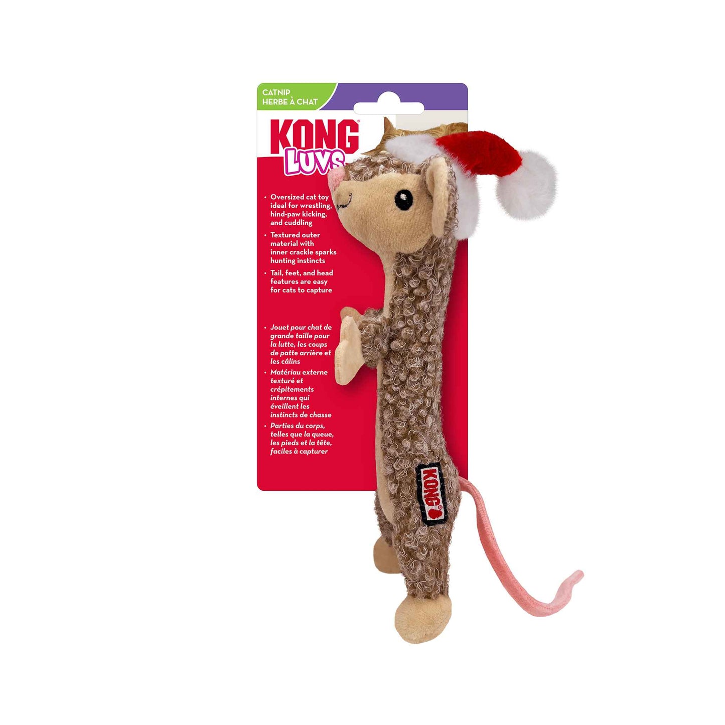 KONG Holiday Luvs Mouse Cat Toy