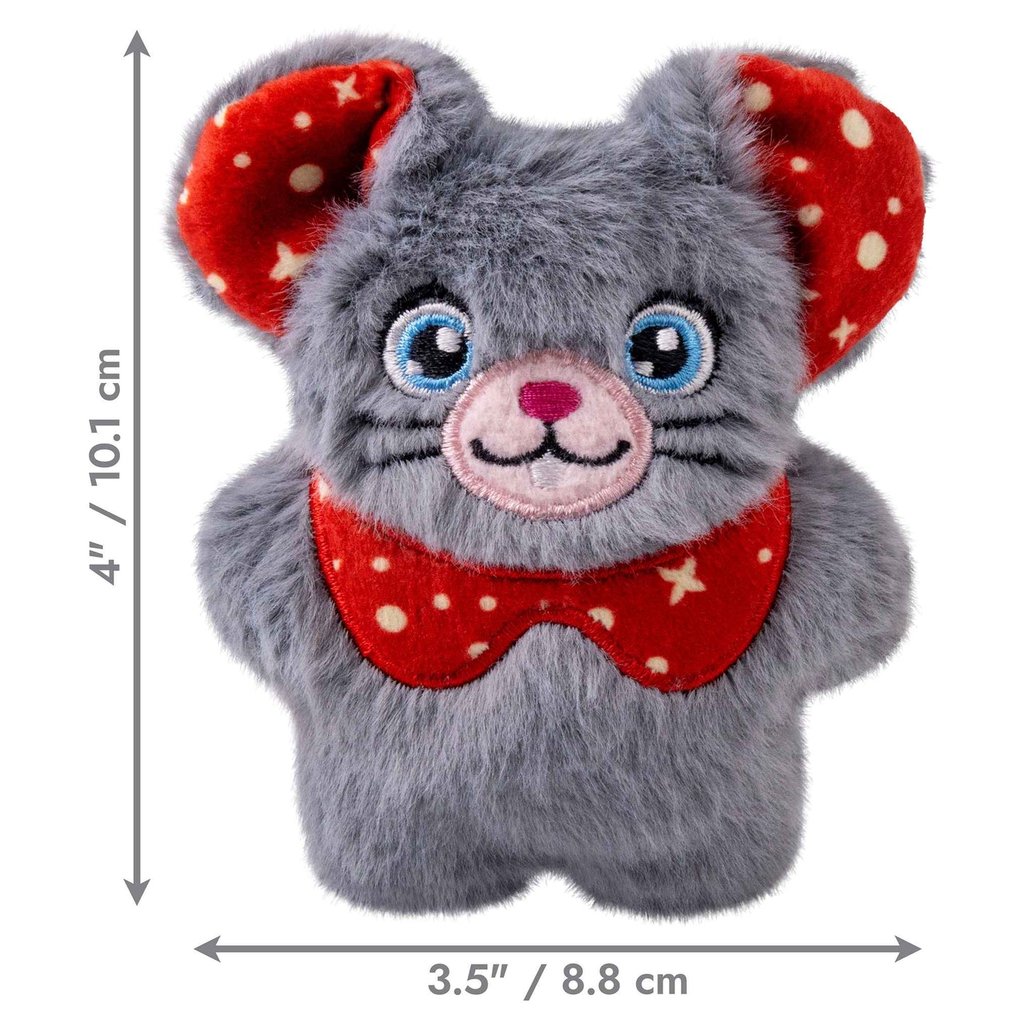 KONG Holiday Snuzzles Mouse Cat Toy - Assorted