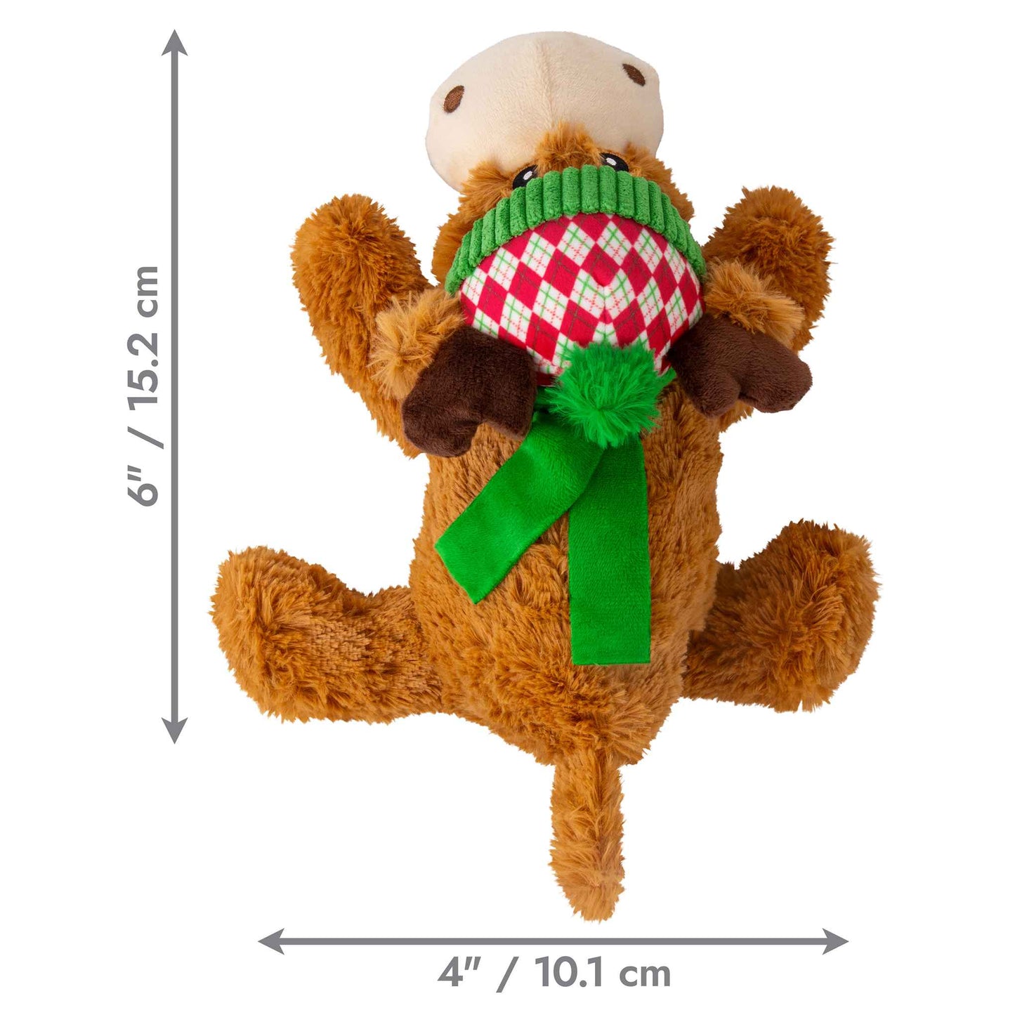KONG Holiday Cozie™ Reindeer Dog Toy - Medium