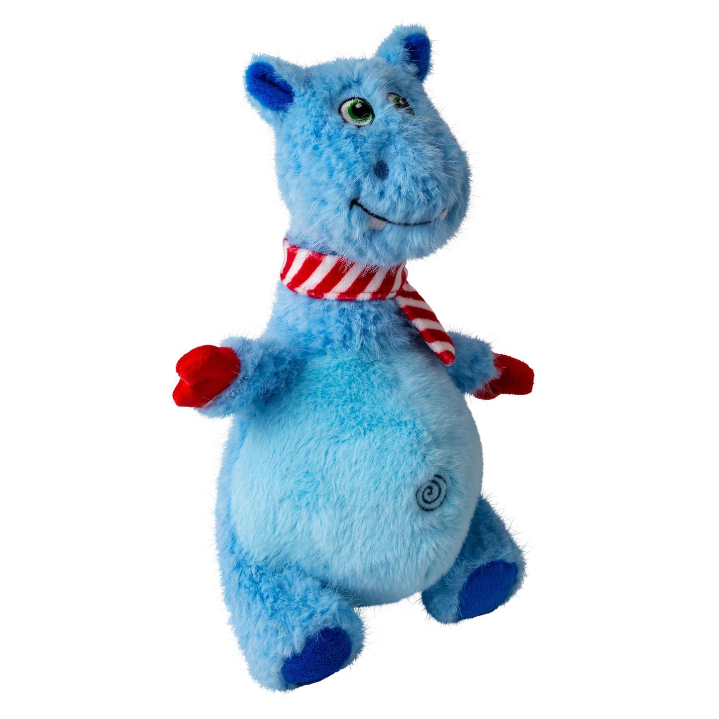 KONG Holiday Knots Belly Hippo Dog Toy - Medium/Large