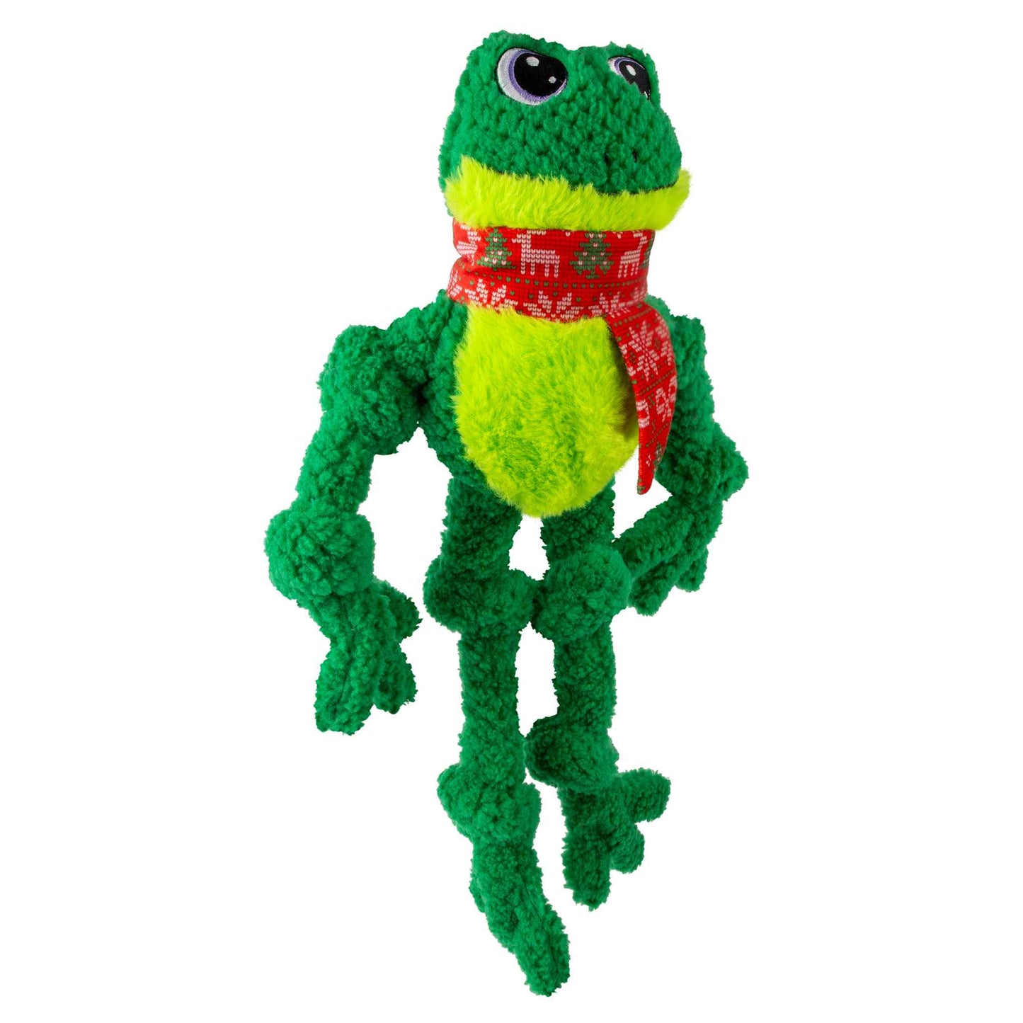 KONG Holiday Knots Frog Dog Toy - Large/XLarge