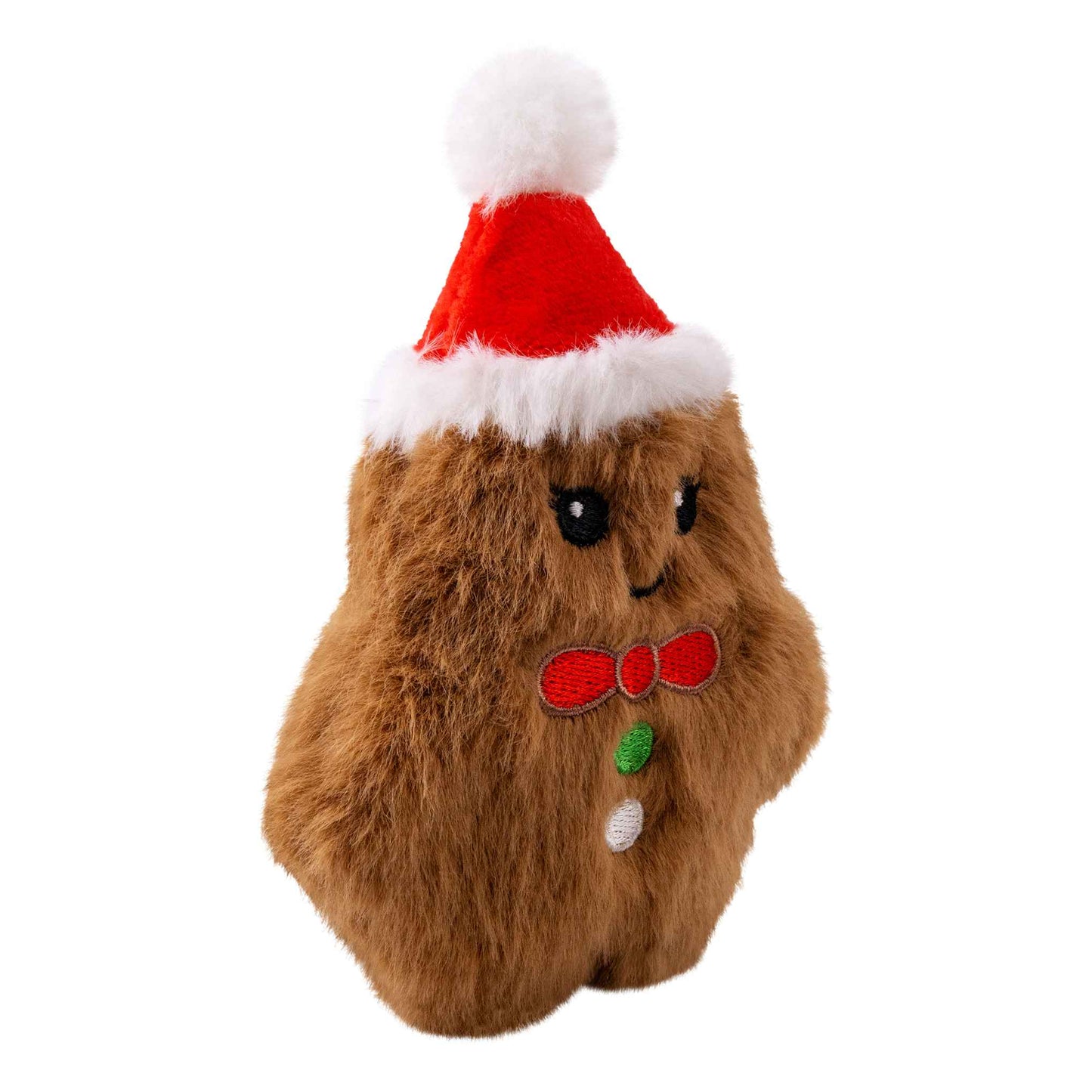 KONG Holiday Snuzzles Mini Gingerbread Dog Toy - XSmall