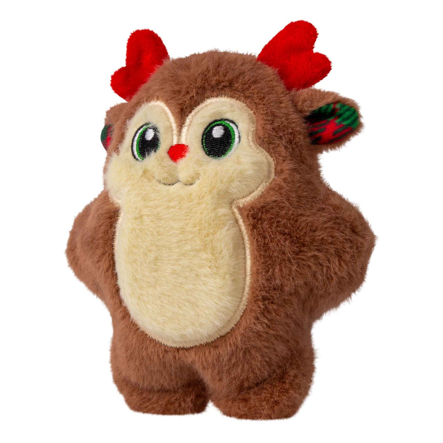 KONG Holiday Snuzzles Reindeer Dog Toy - Small