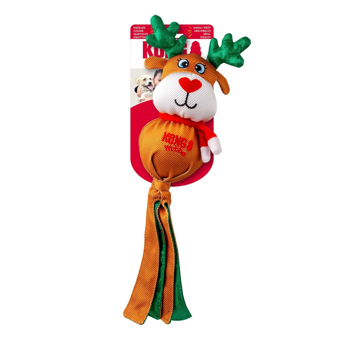 KONG Holiday Wubba™ Dog Toy - Large