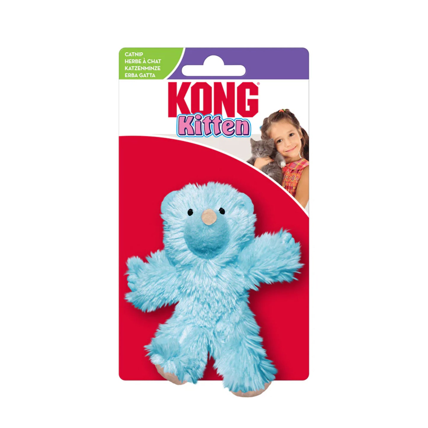 KONG Kitten Teddy Bear Catnip Cat Toy