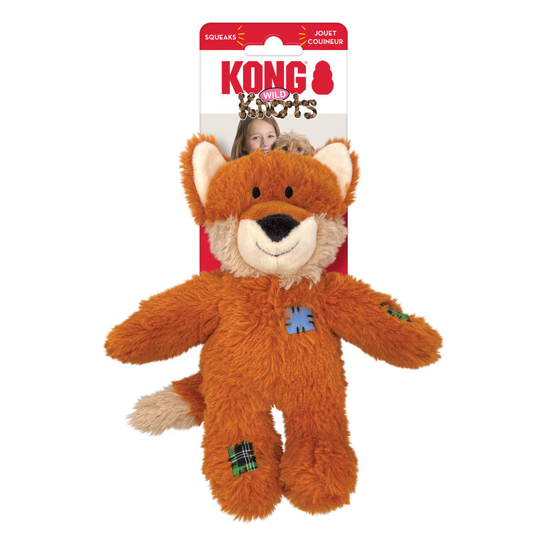 KONG Wild Knots Fox Dog Toy - Small/Medium