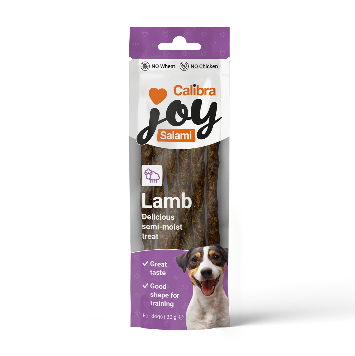Calibra Joy Dog Treats - Lamb Salami