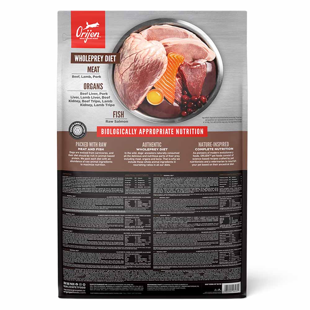 Orijen Regional Red Grain Free Dry Dog Food