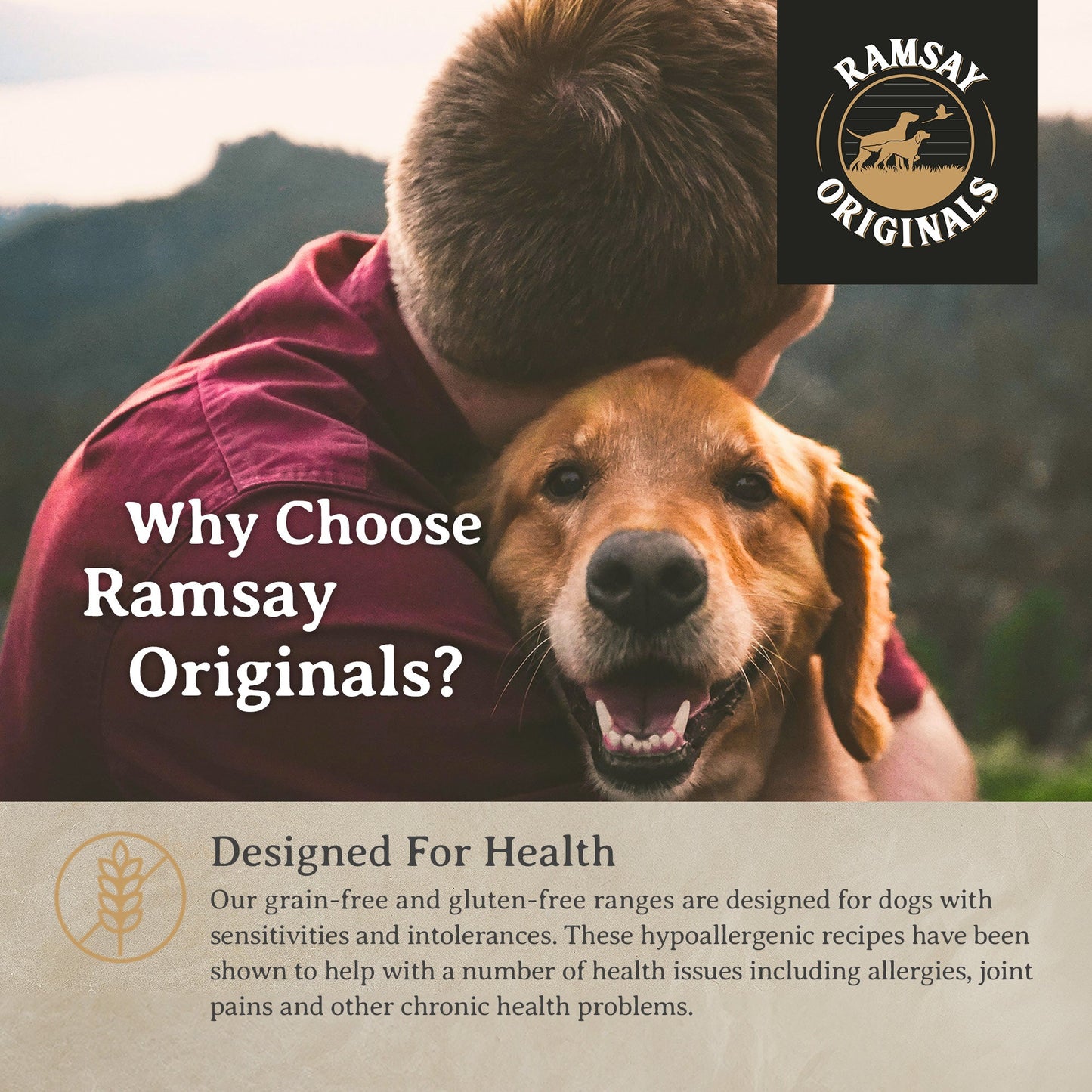 Ramsay Originals Grain Free Adult Dry Dog Food - Salmon & Potato