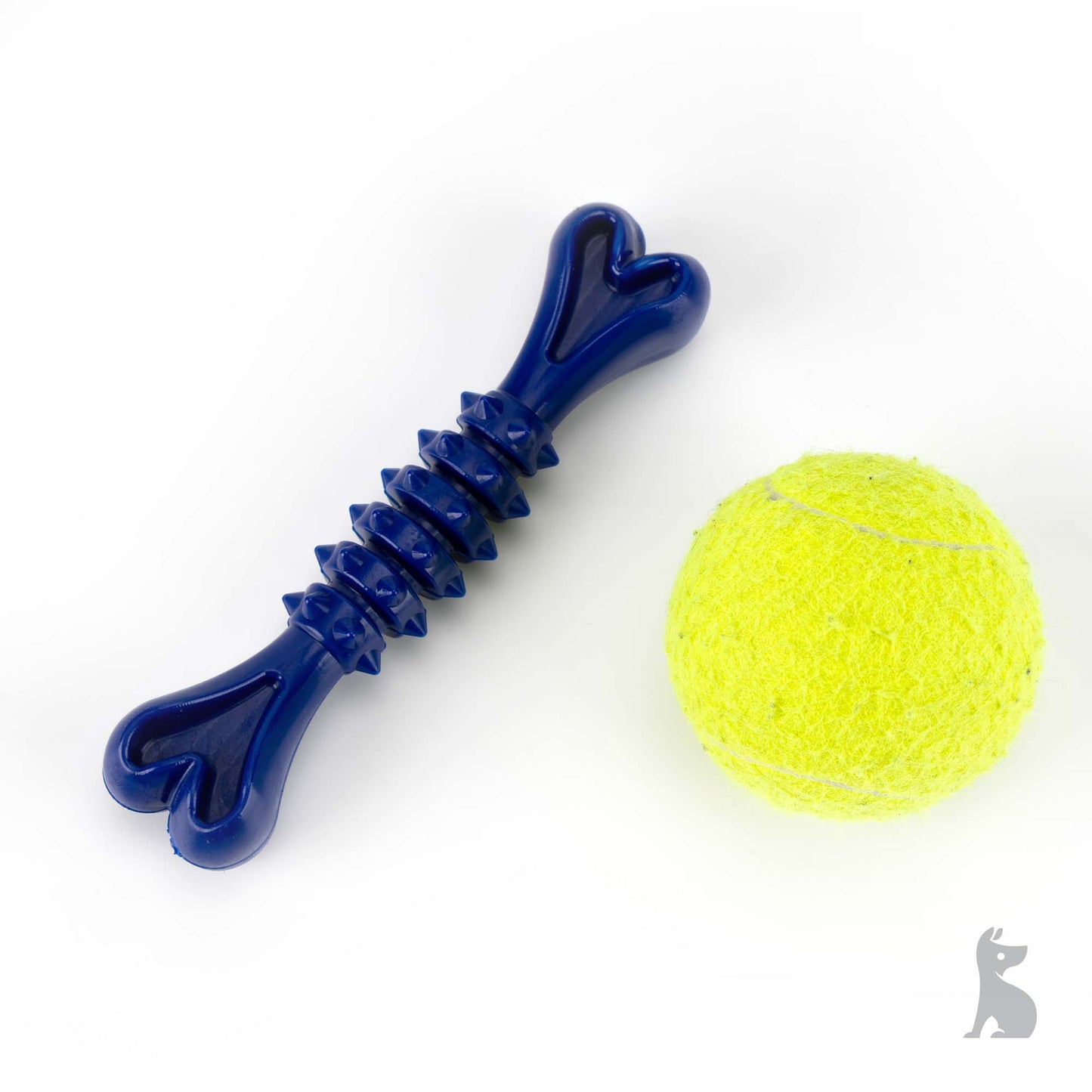 Barkshire Small Studded Bone Dog Toy - Blue