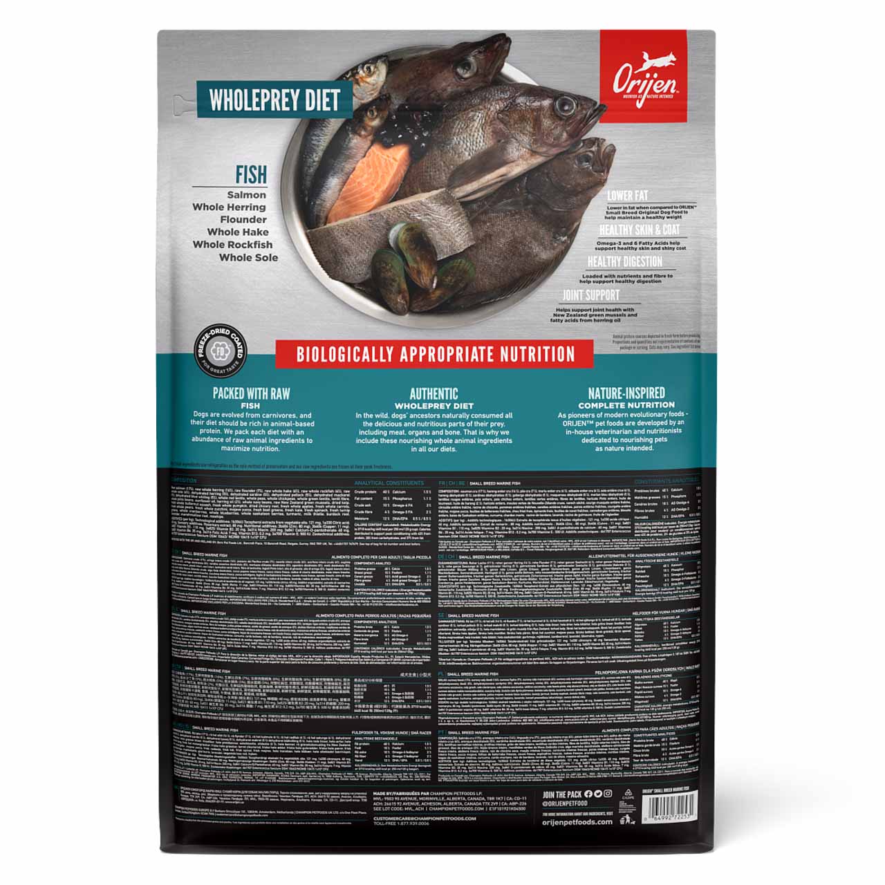 Orijen Small Breed Dry Dog Food - Marine Fish