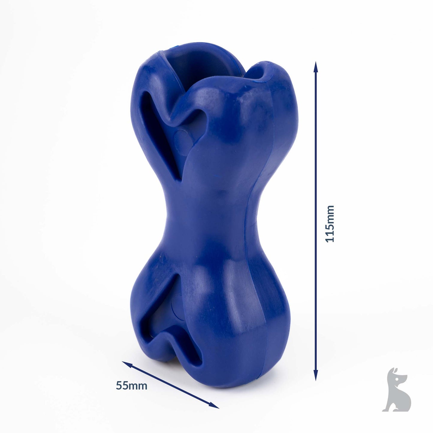 Barkshire Interactive Bone Dog Toy - Blue
