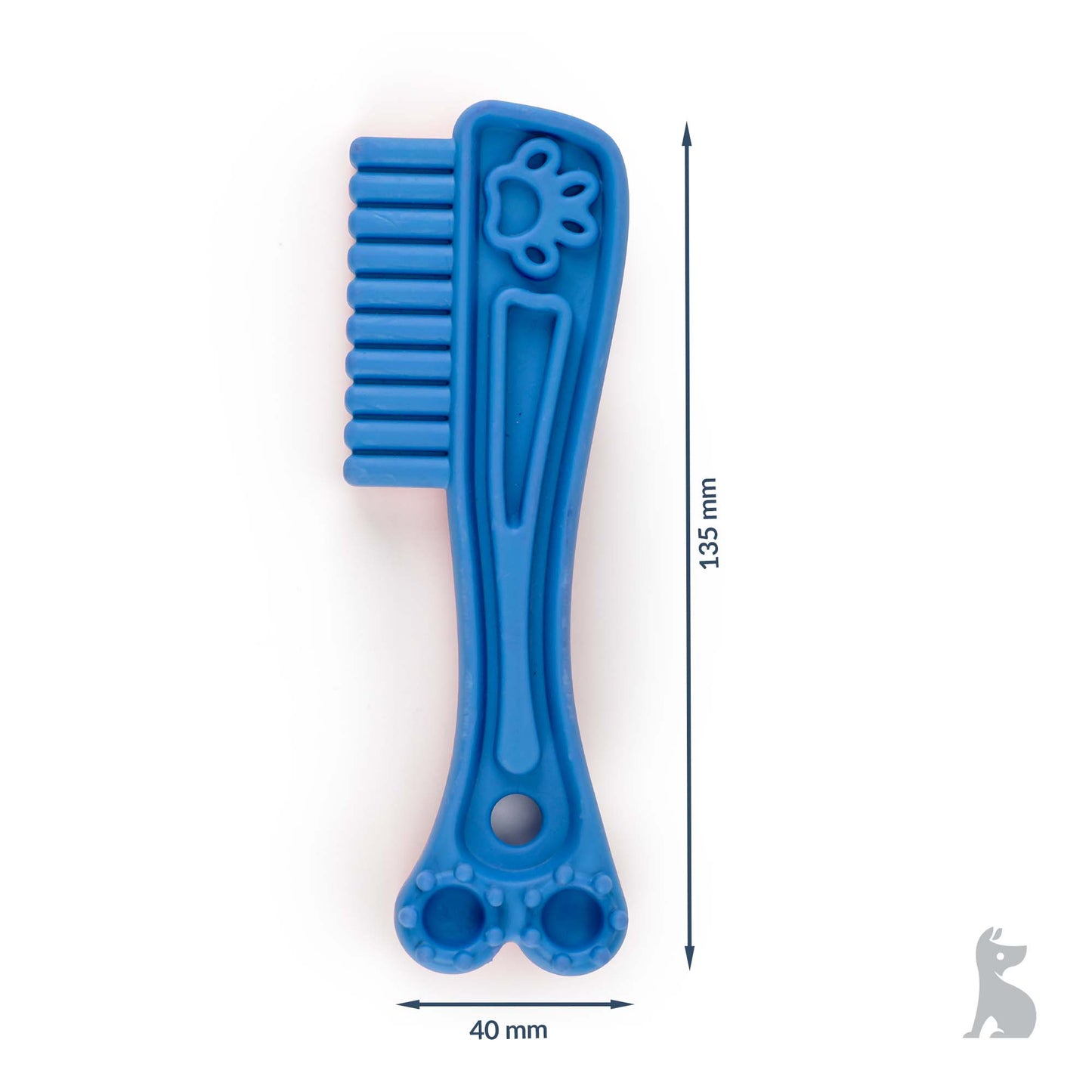 Barkshire Toothbrush Dog Toy - Blue