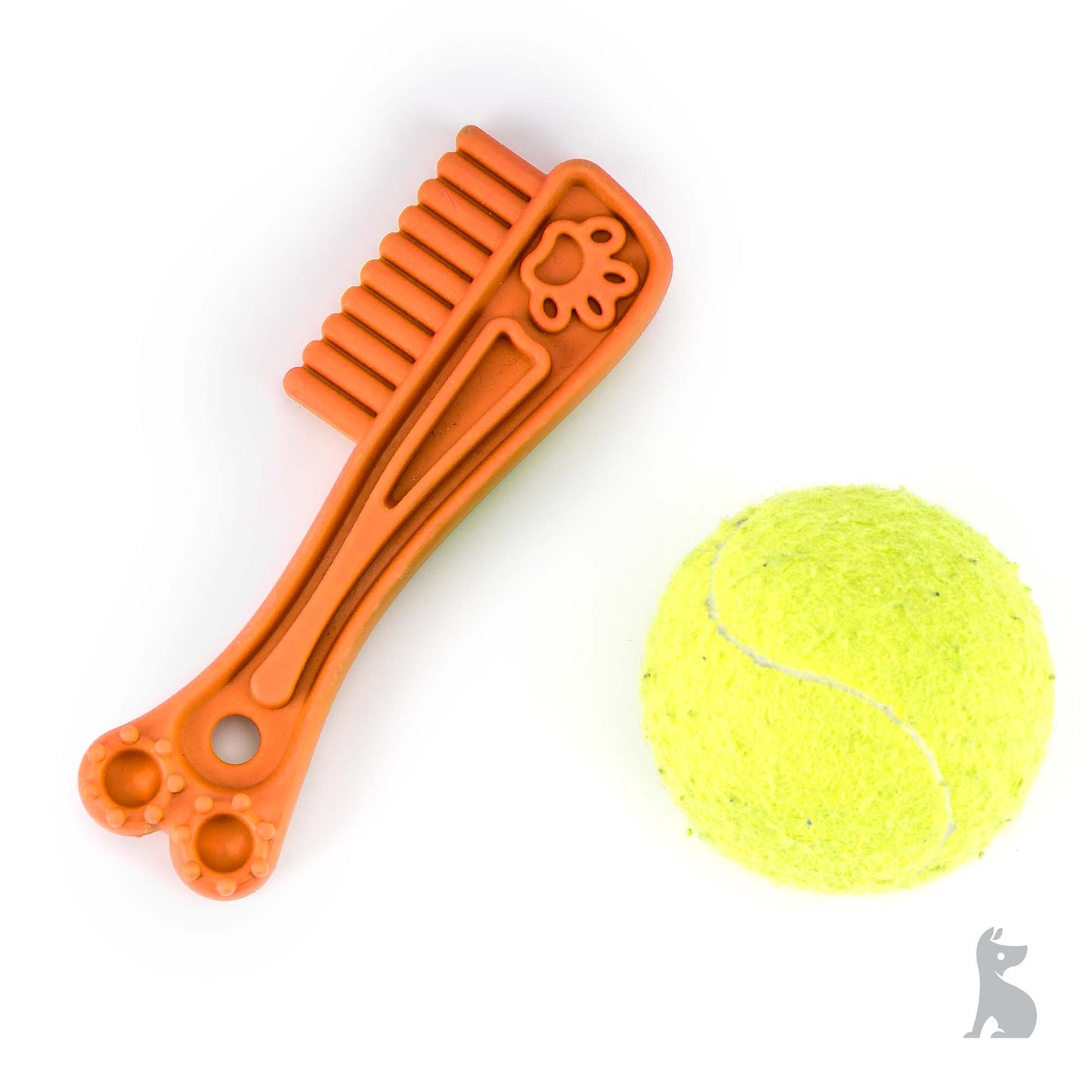 Barkshire Toothbrush Dog Toy - Orange