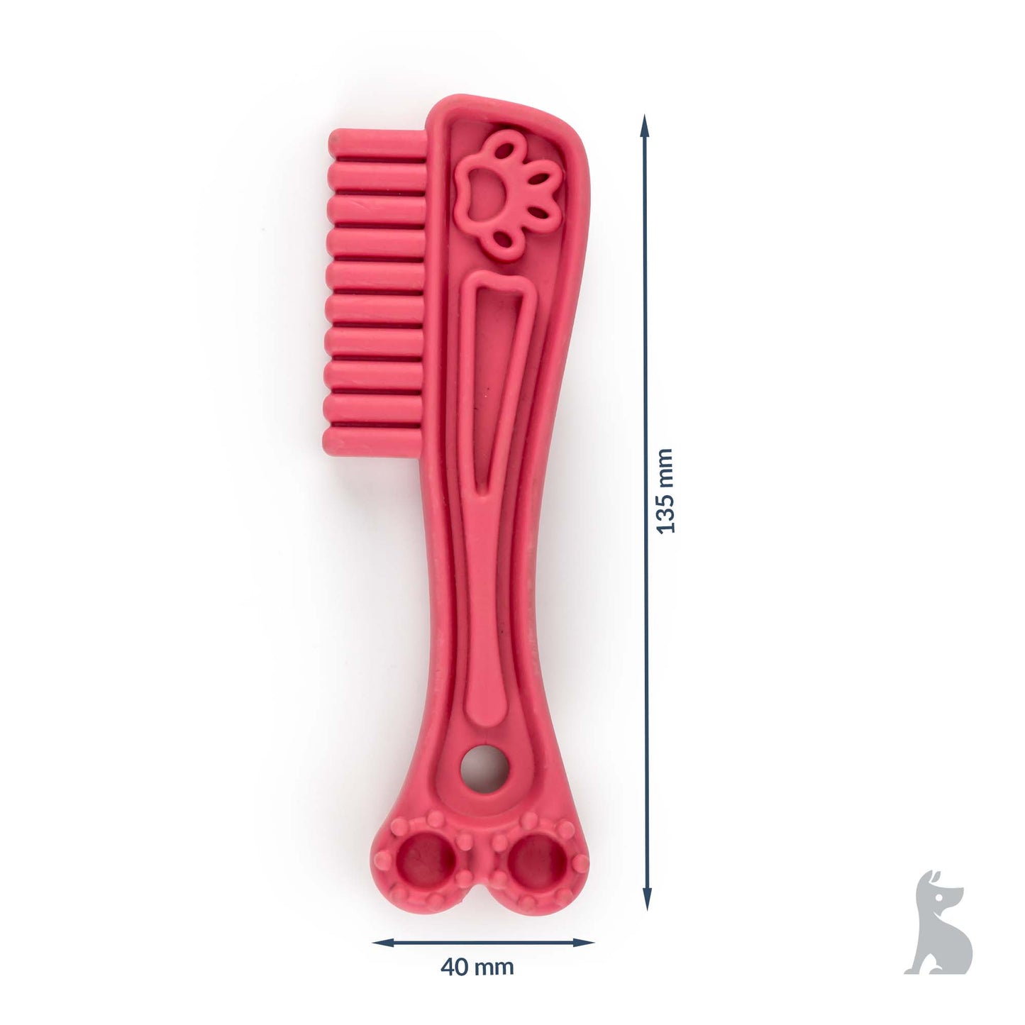 Barkshire Toothbrush Dog Toy - Pink