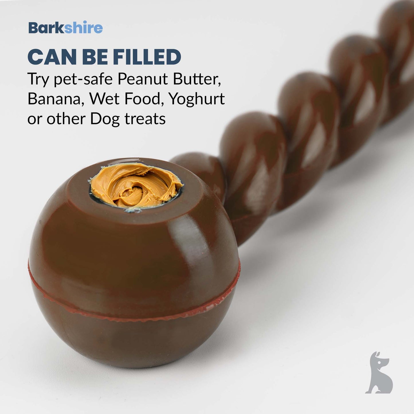 Barkshire Tug Toy - Brown