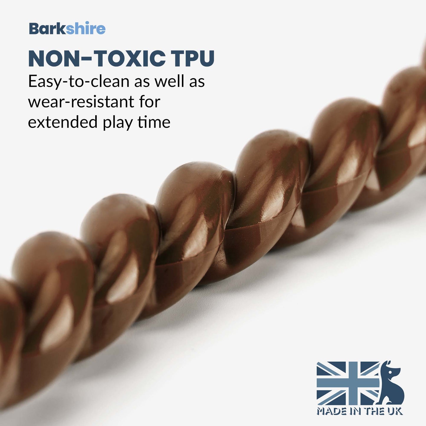 Barkshire Tug Toy - Brown