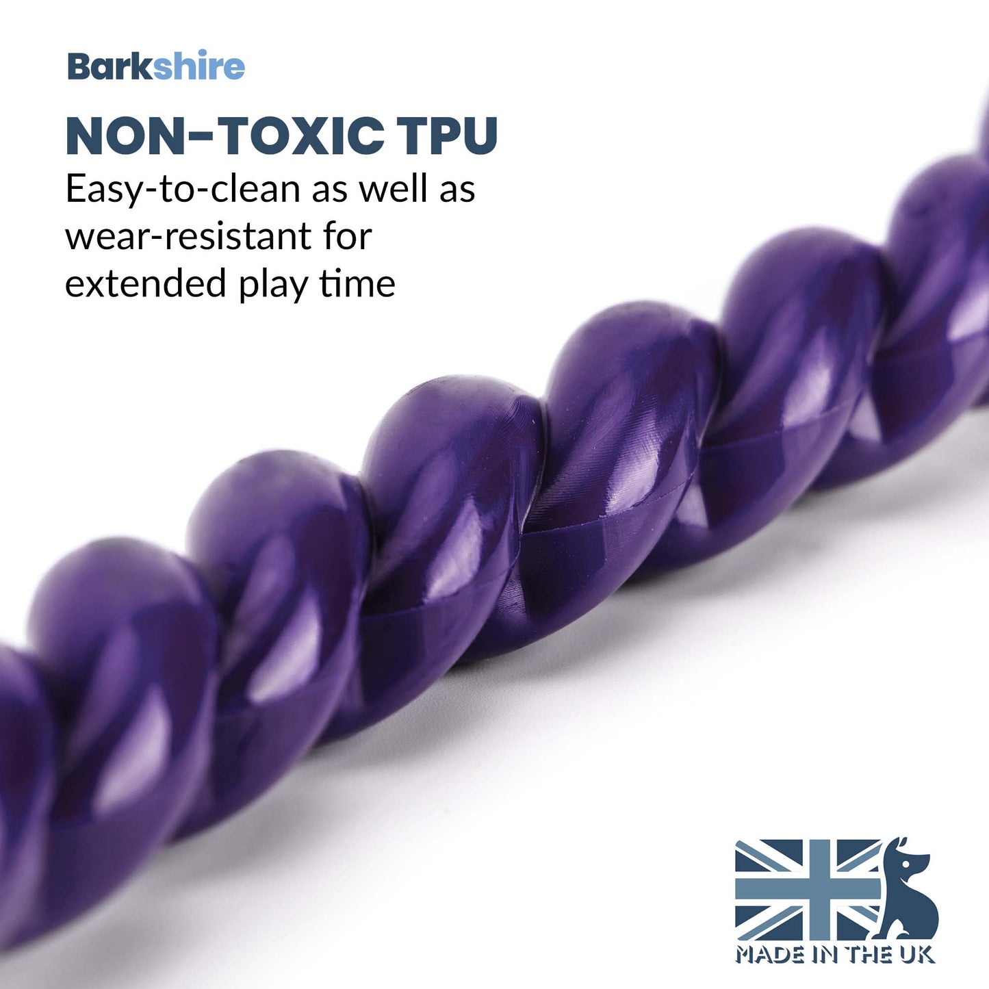 Barkshire Tug Toy - Purple