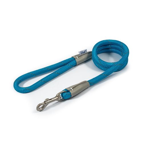 Viva Reflective Rope Dog Lead -Blue