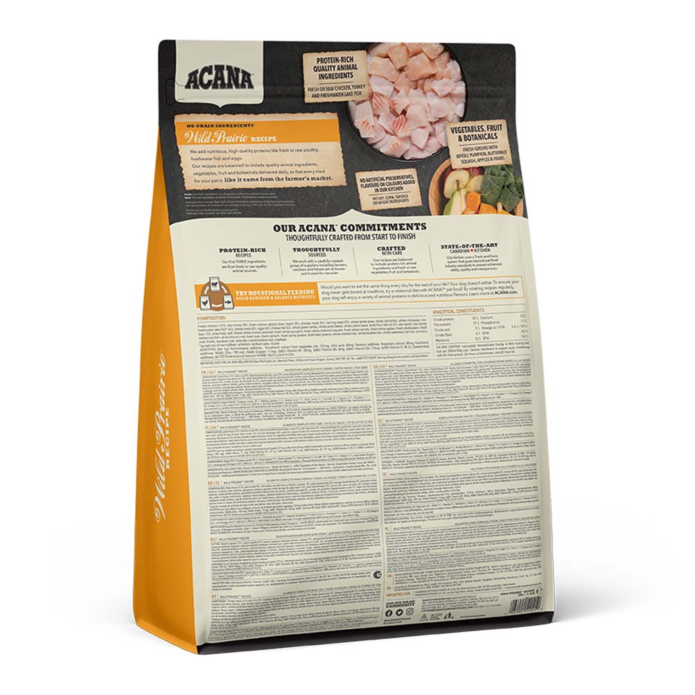 Acana Highest Protein Wild Prairie Grain Free Adult Dry Dog Food