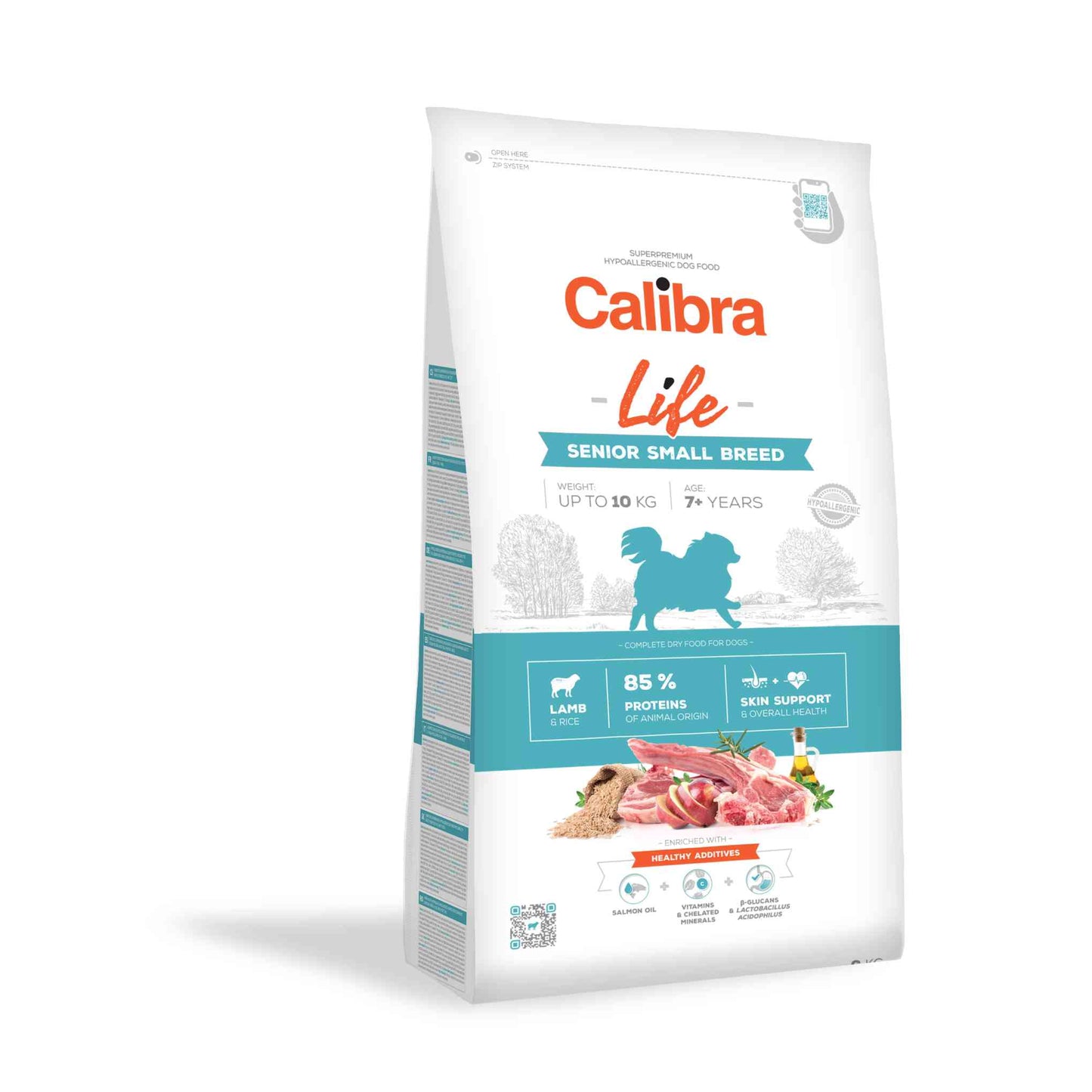 Calibra Life Small Breed Senior Dry Dog Food - Lamb