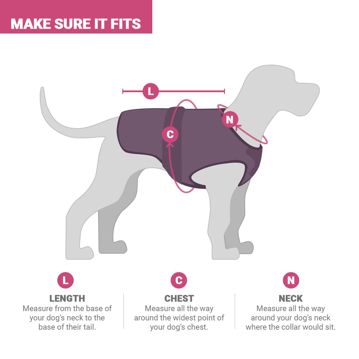 Cosipet Hi Viz Safety Dog Coat - 18in / 45cm