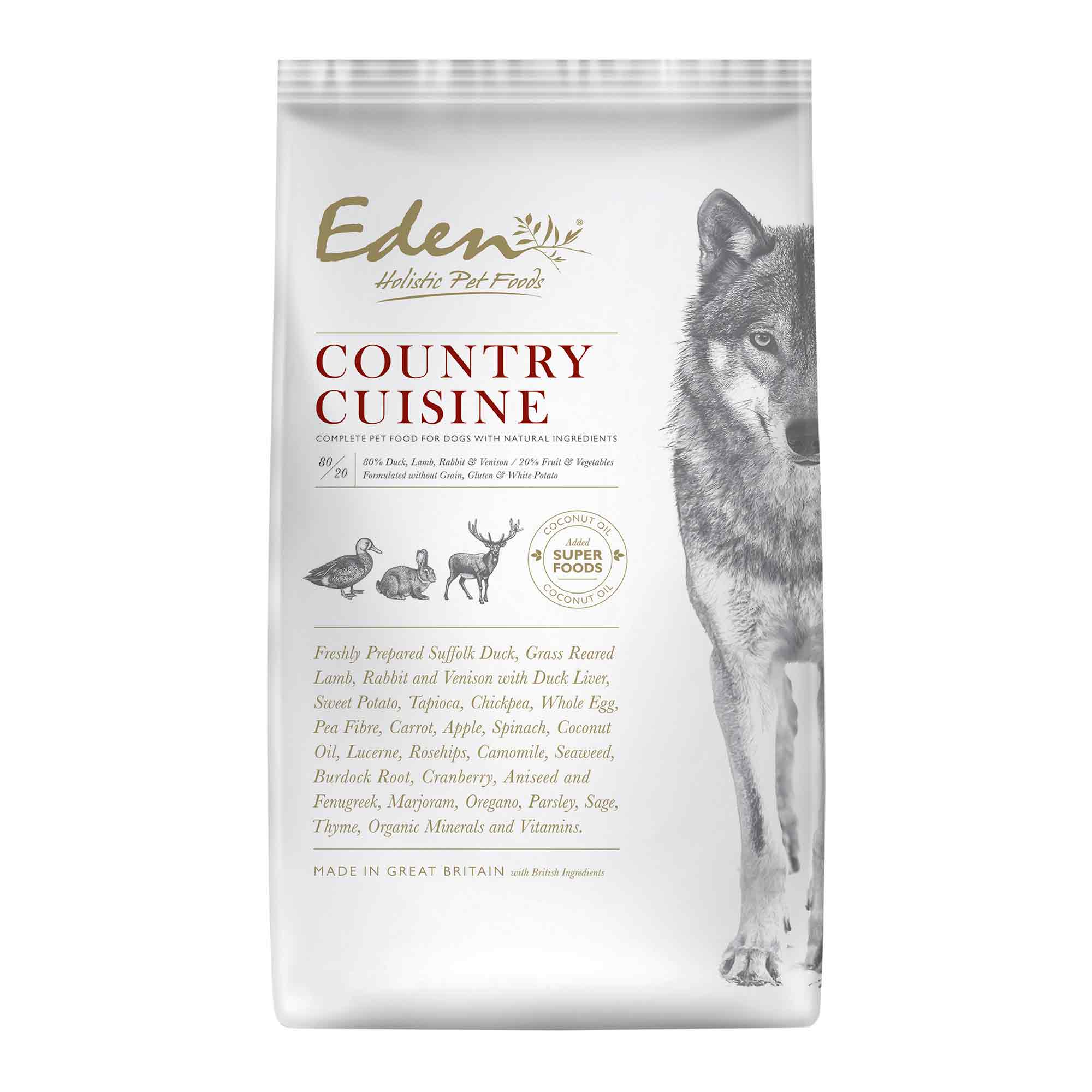 Eden 80/20 Country Cuisine Adult Dry Dog Food - Medium Kibble – Petplanet