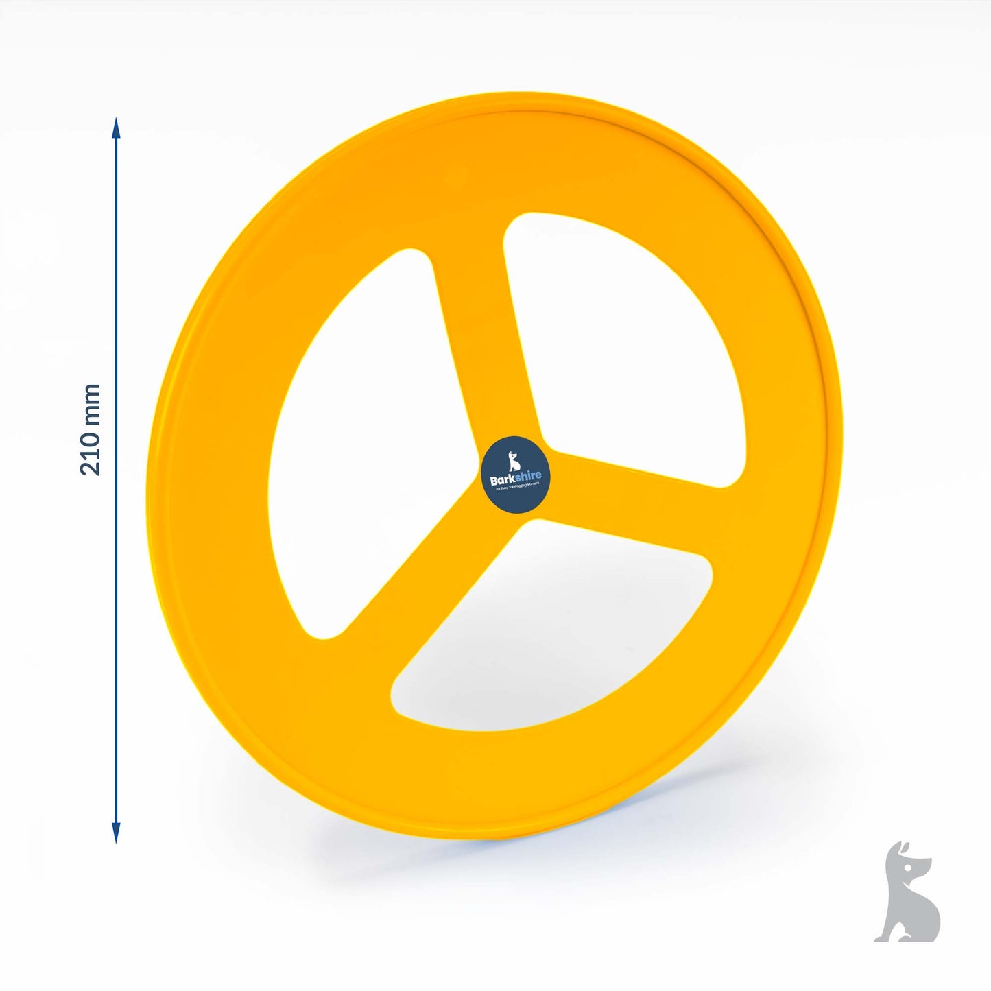 Barkshire Frisbee - Yellow