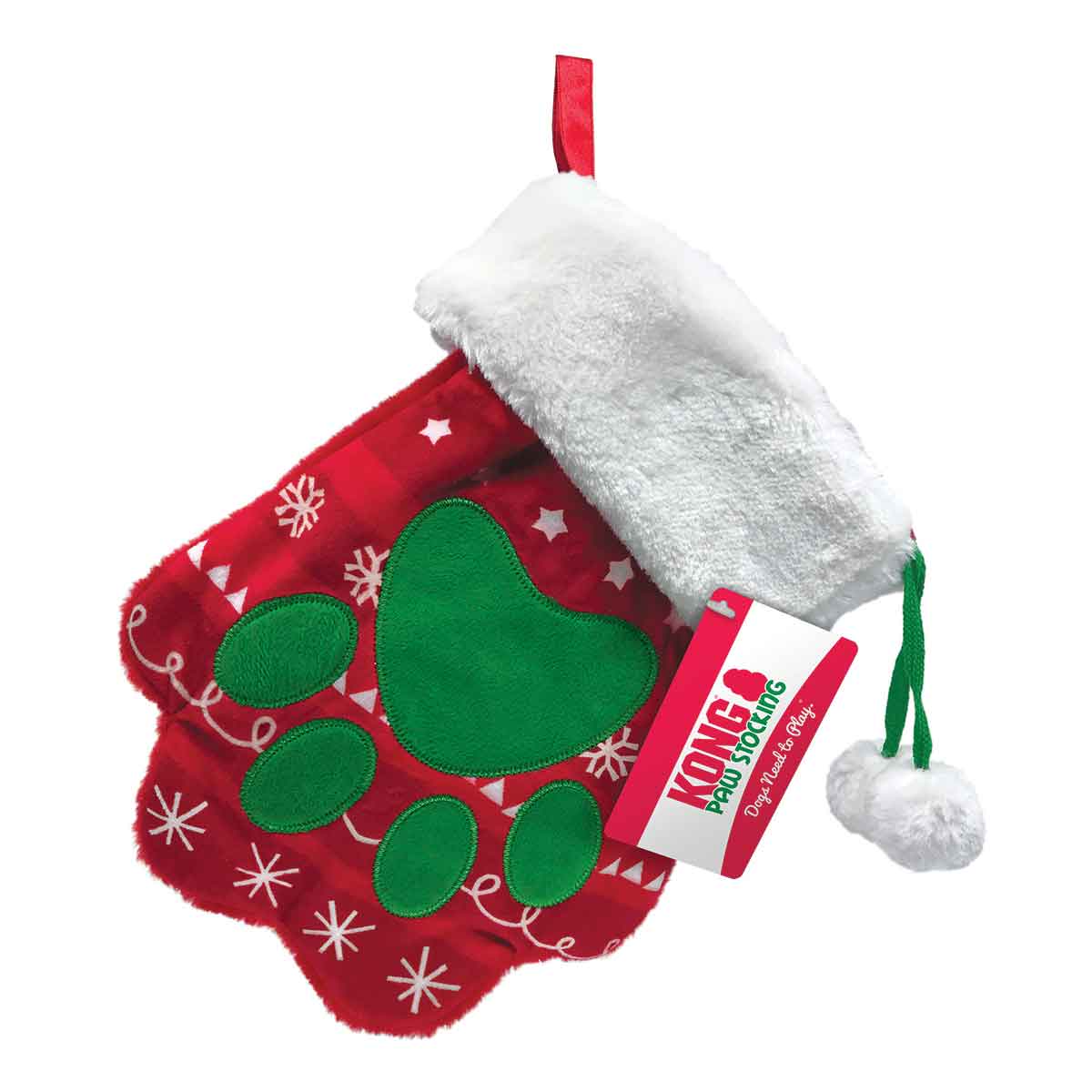 KONG Holiday Paw Stocking for Dogs - Large