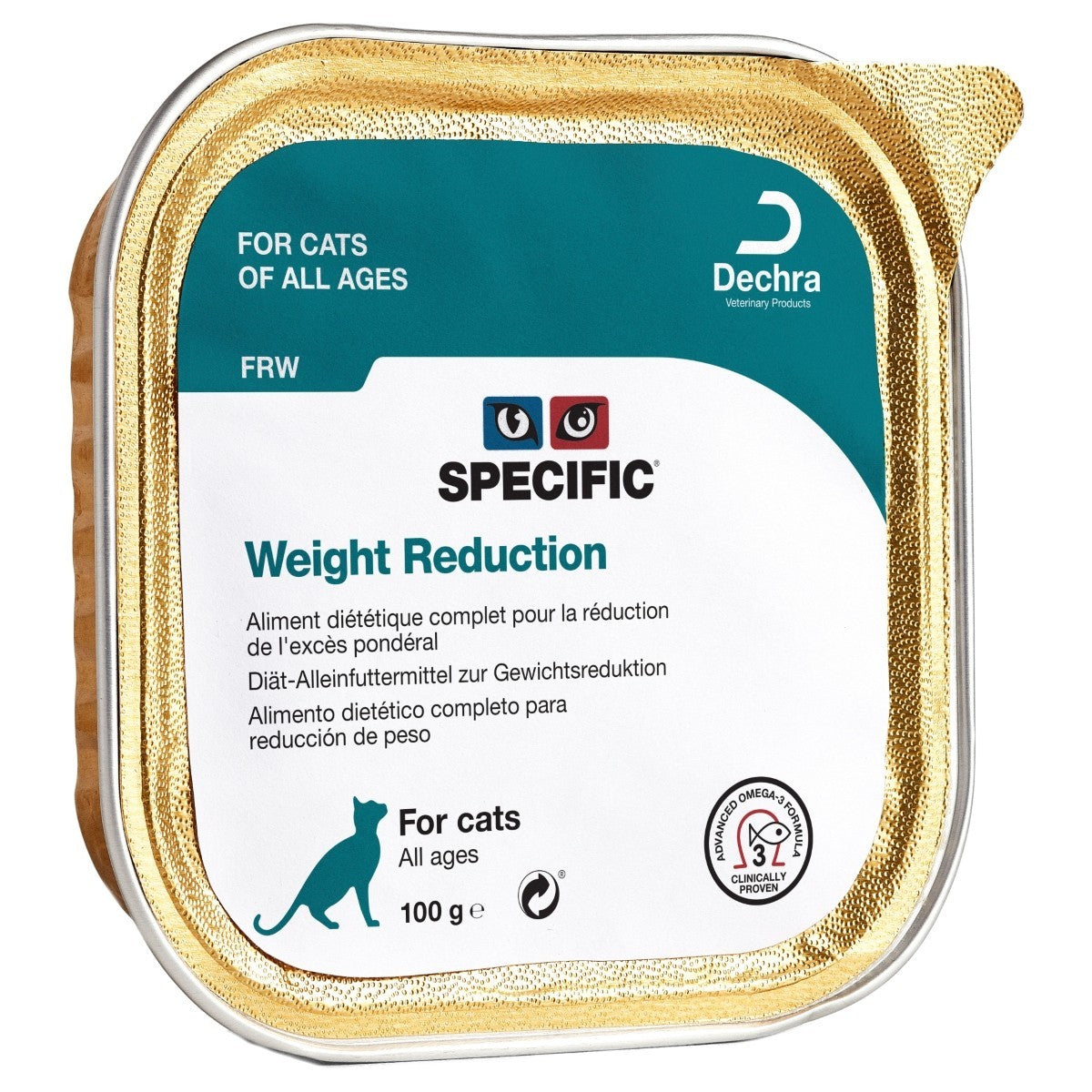 Dechra Specific FRW Weight Reduction Wet Cat Food - Trays