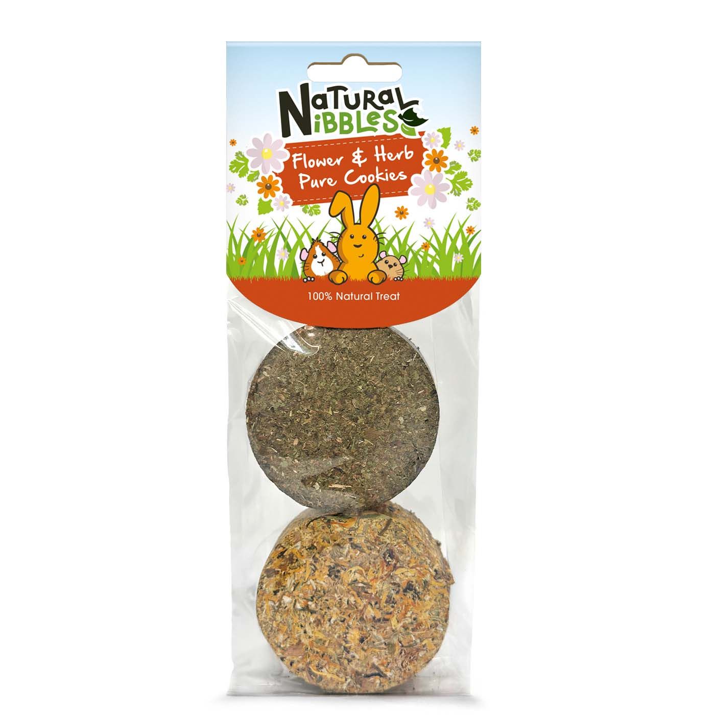 Natural Nibbles Flower & Herb Pure Cookies - 2 Pack