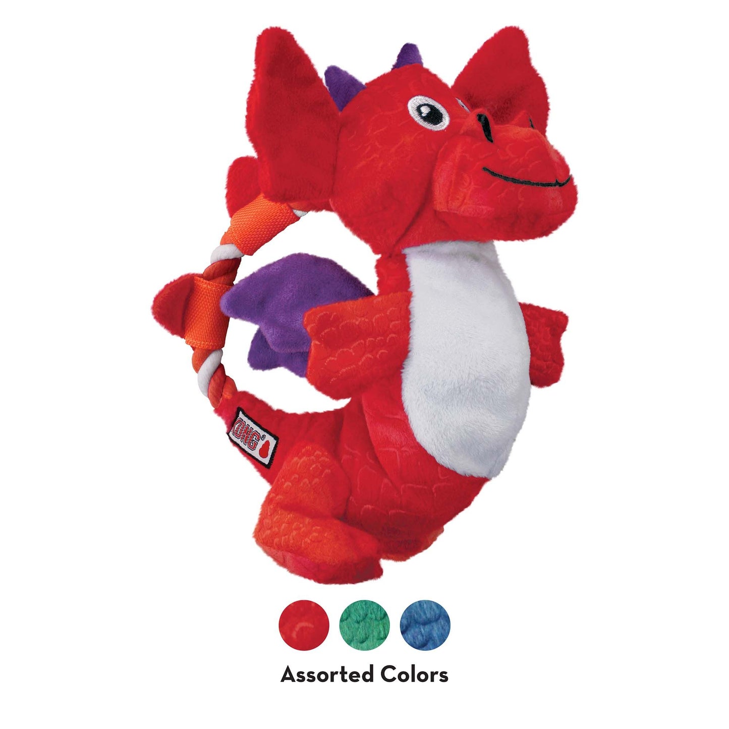 KONG Dragon Knots Dog Toy - Assorted