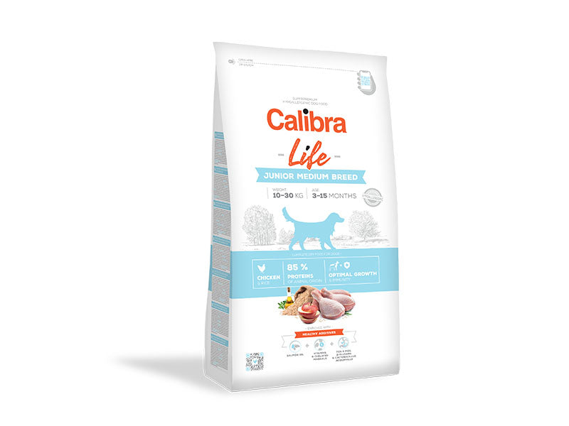 Calibra Life Medium Breed Junior Dry Dog Food - Chicken