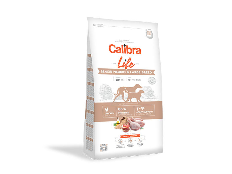Calibra Life Medium / Large Breed Senior Dry Dog Food - Chicken