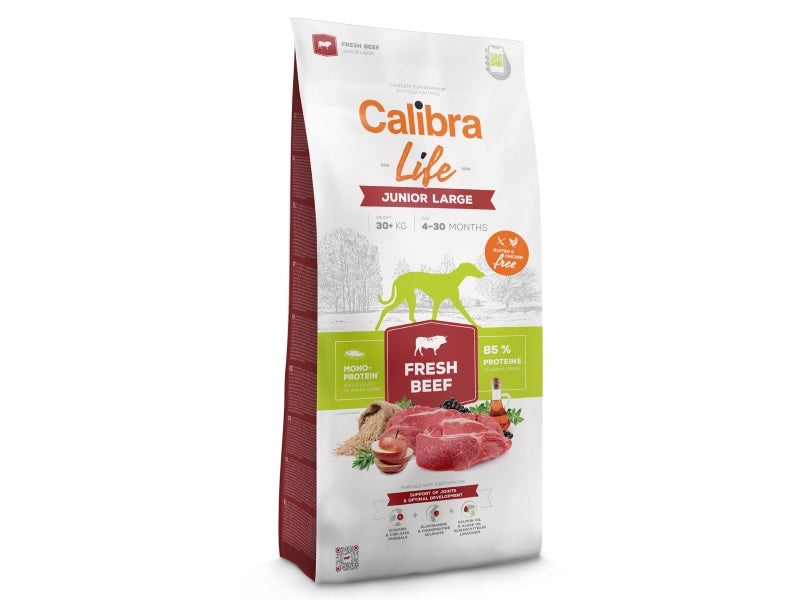 Calibra Life Large Breed Junior Dry Dog Food - Beef