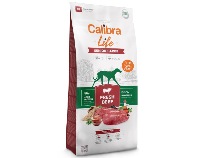Calibra Life Large Breed Senior Dry Dog Food - Fresh Beef