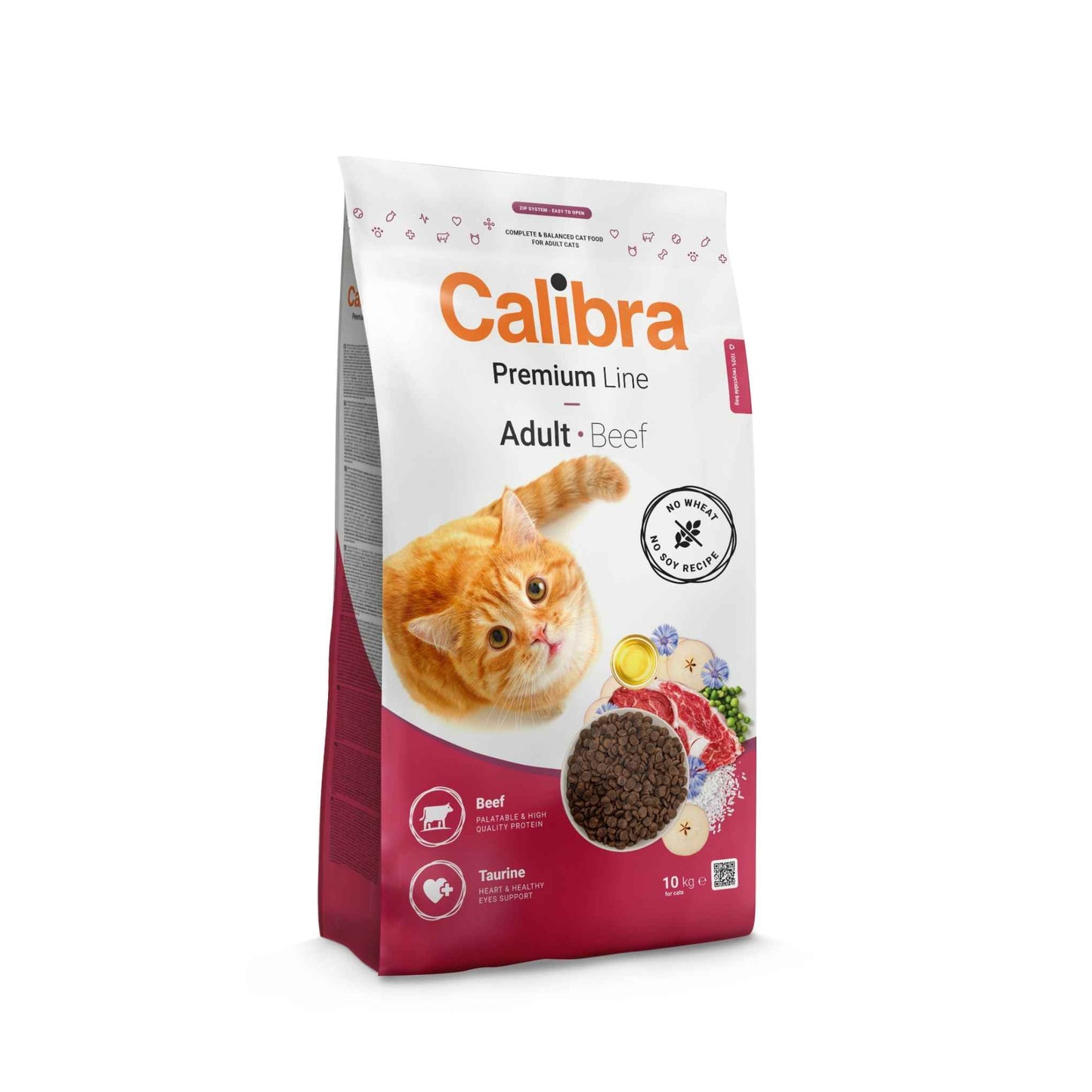 Calibra Cat Premium Line Adult Dry Cat Food - Beef