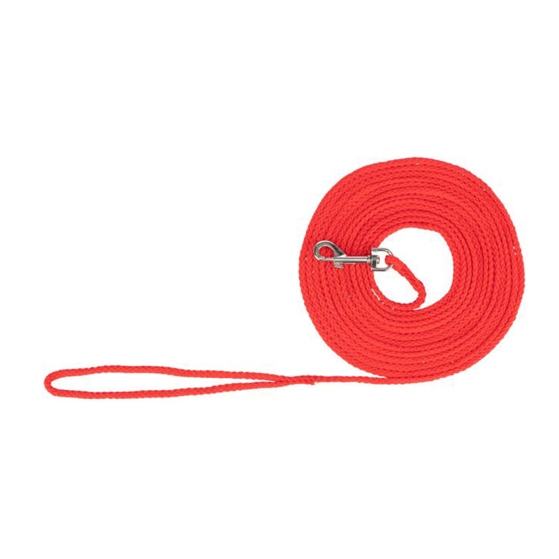 Trixie Tracking Round Braided Lead - 15m - Red