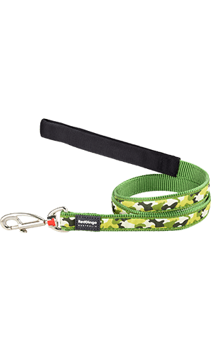 Camouflage Dog Lead - Green