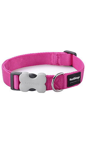 Classic Dog Collar - Hot Pink
