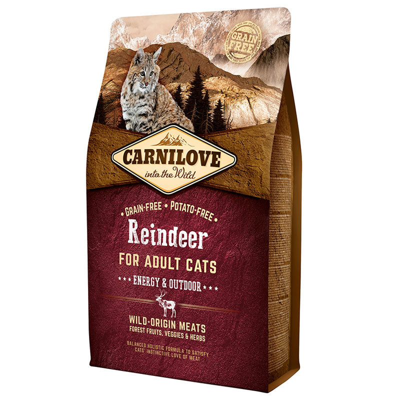 Carnilove Adult Grain Free Dry Cat Food - Reindeer