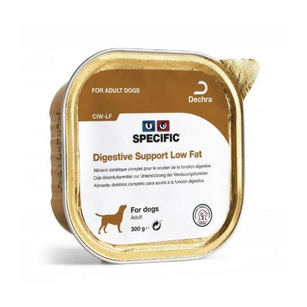 Dechra Specific CIW-LF Digestive Support Low Fat Wet Dog Food - Trays