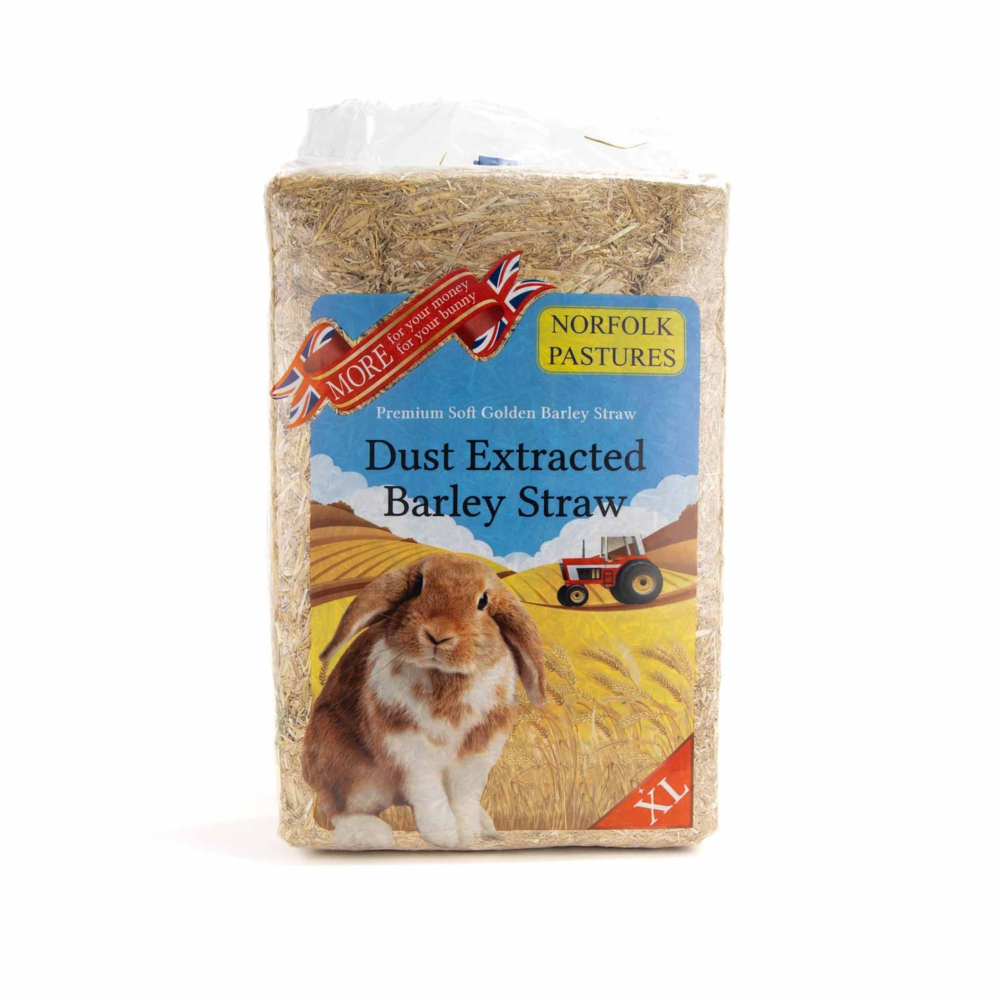 Norfolk Pastures Dust Extracted Barley Straw XLarge Bale